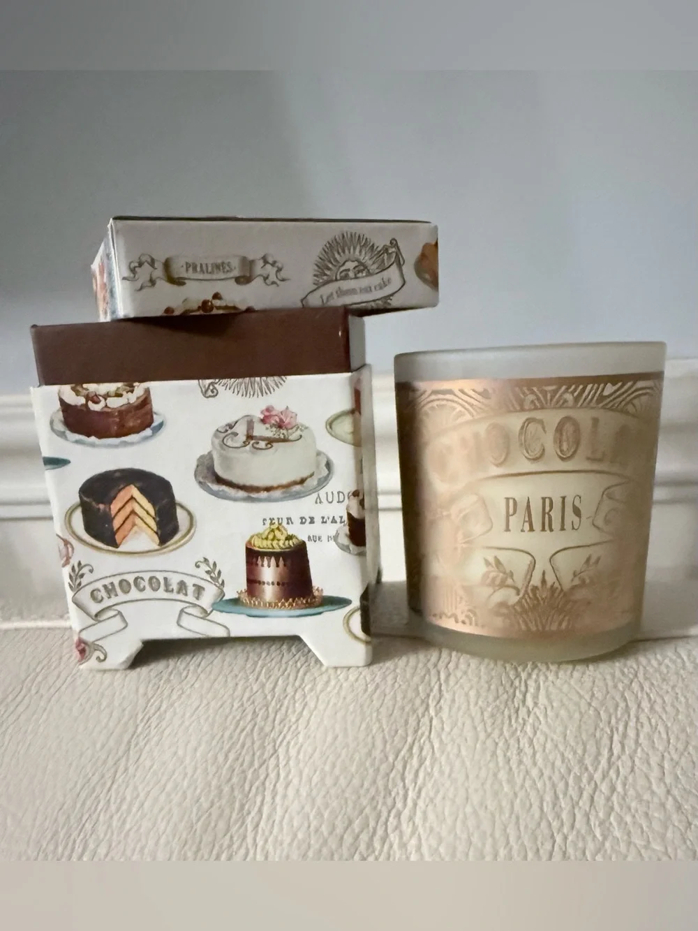 Michel Design Works Chocolate-Themed Trinket Box & Scented Candle Set
